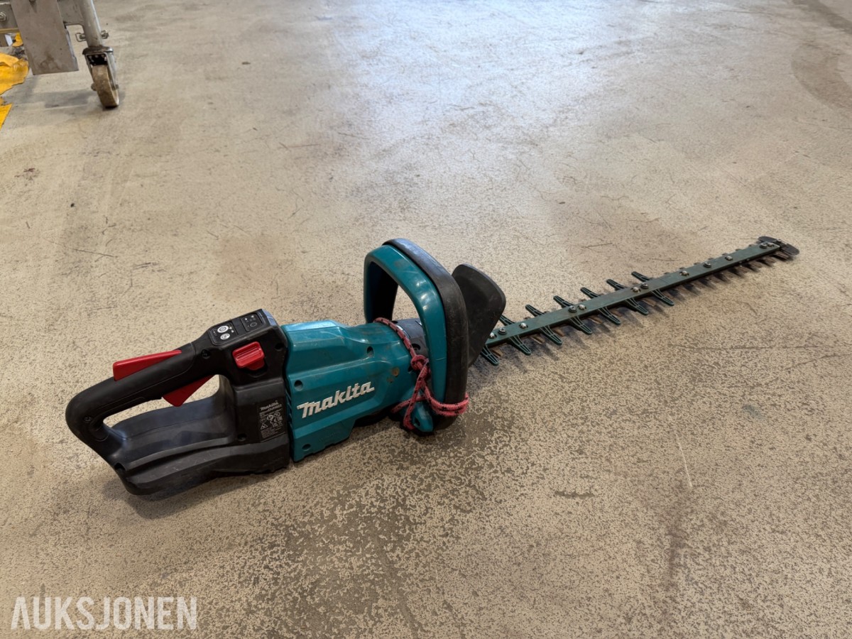Parti med ryddesager og hekkesakser - Stihl, Stiga, Makita