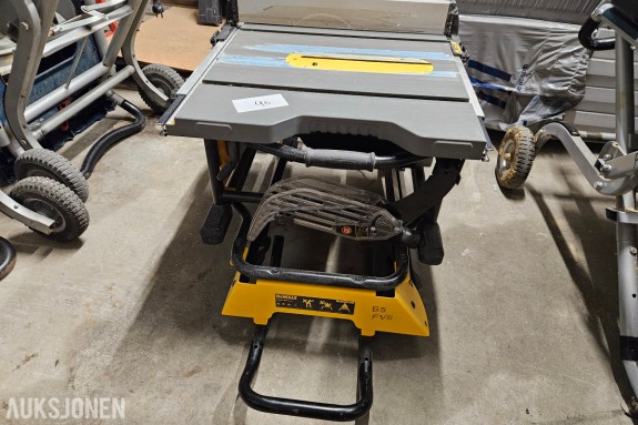 DeWalt DWE7492 bordsag - 2000 W - sagblad 250 mm - med DeWalt DWE74911 rullestativ