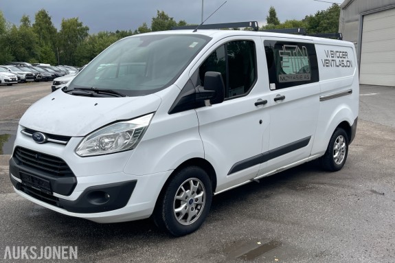 2014 Ford TRANSIT CUSTOM *INGEN MINSTEPRIS* 2.2 D 125HK HENGERFESTE CRUISE SKYVEDØRER 
