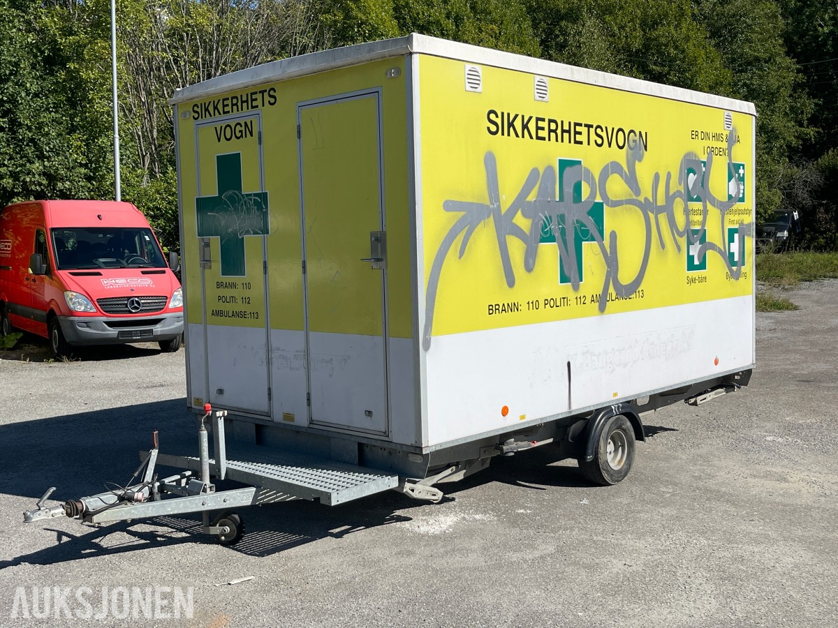 Scanvogn 420 mannskapsbrakke/vogn - toalett / lager / møterom