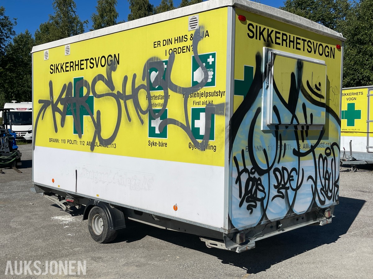 Scanvogn 420 mannskapsbrakke/vogn - toalett / lager / møterom