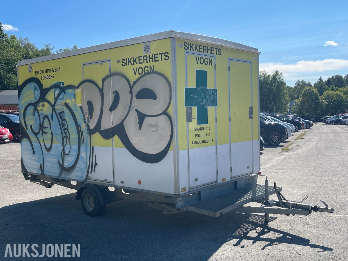 Scanvogn 420 mannskapsbrakke/vogn - toalett / lager / møterom