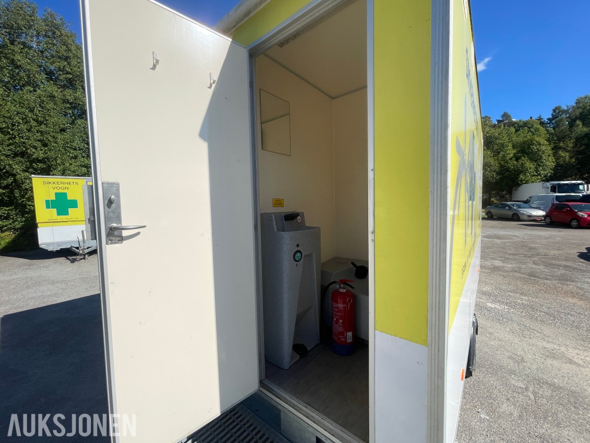 Scanvogn 420 mannskapsbrakke/vogn - toalett / lager / møterom