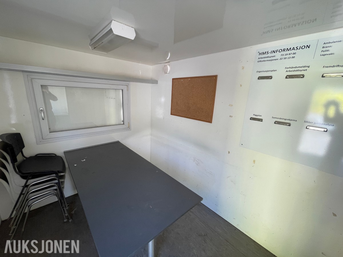 Scanvogn 420 mannskapsbrakke/vogn - toalett / lager / møterom