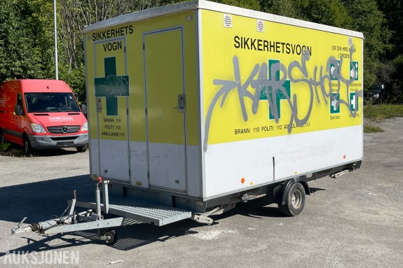Scanvogn 420 mannskapsbrakke/vogn - toalett / lager / møterom