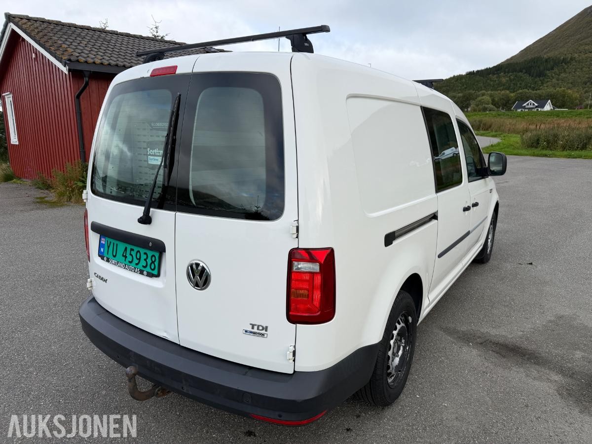 2016 VOLKSWAGEN CADDY MAXI, 2,0 TDI 102 HK HENGERFESTE VARMER INNREDNING