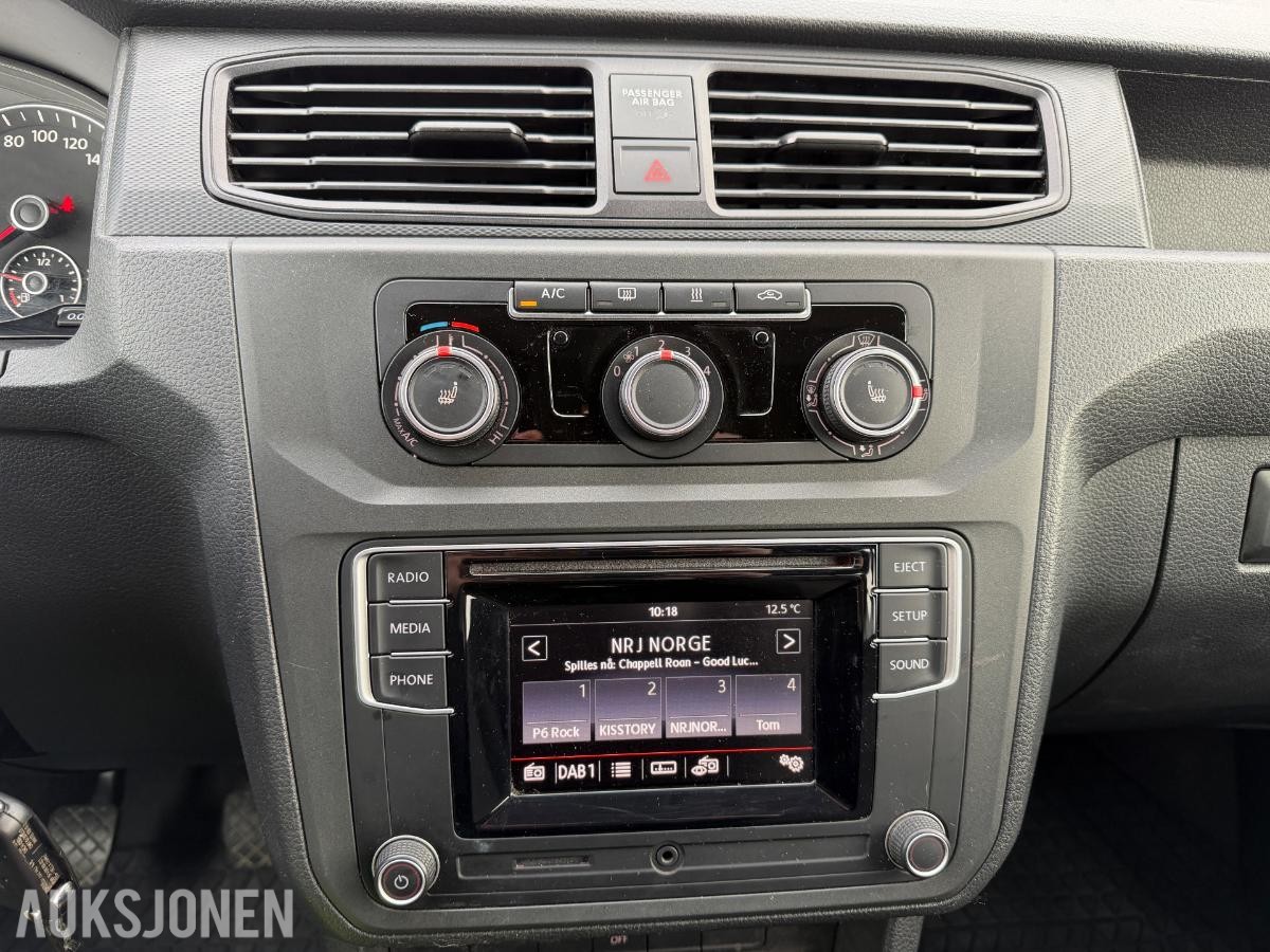 2016 VOLKSWAGEN CADDY MAXI, 2,0 TDI 102 HK HENGERFESTE VARMER INNREDNING