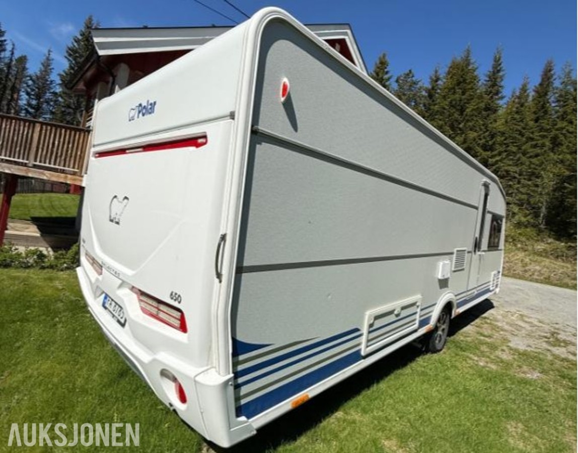 2019 Polar 650 Selected Alde-varme Dobbeltseng Separat dusj