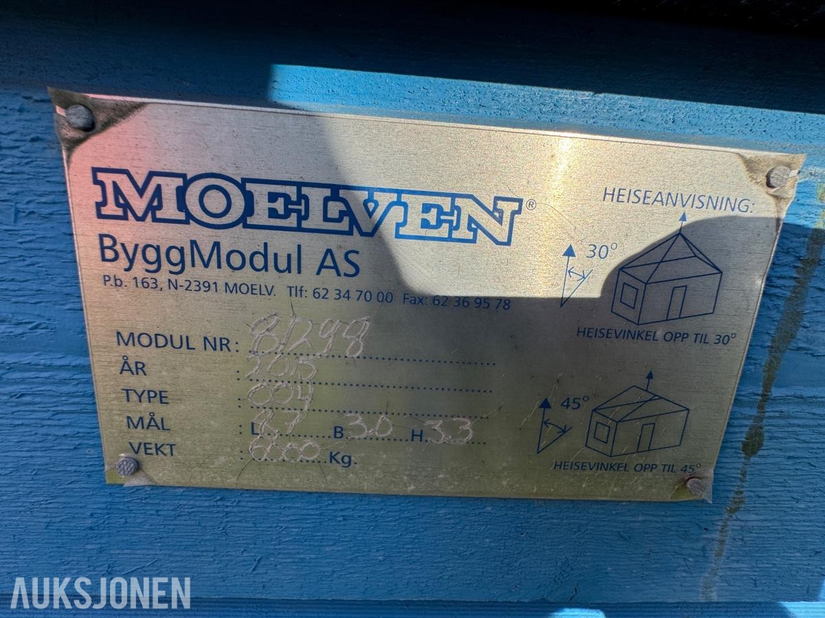 2015 Moelven Brakkerigg 4 enheter