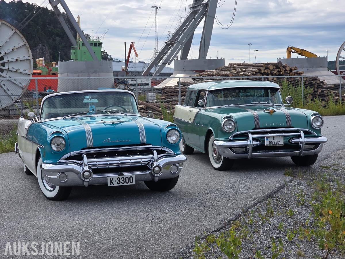 1955 Pontiac Star-Chief Custom Safari 1 av 2 i Norge