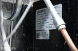Integrert kjøleskap med LED-belysning, elektronisk betjening og glasshyller