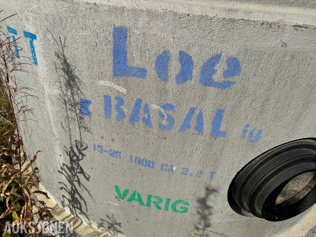 Loe Basal Vannkumm 15-25 1600mm 2.2t