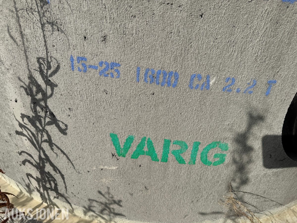 Loe Basal Vannkumm 15-25 1600mm 2.2t