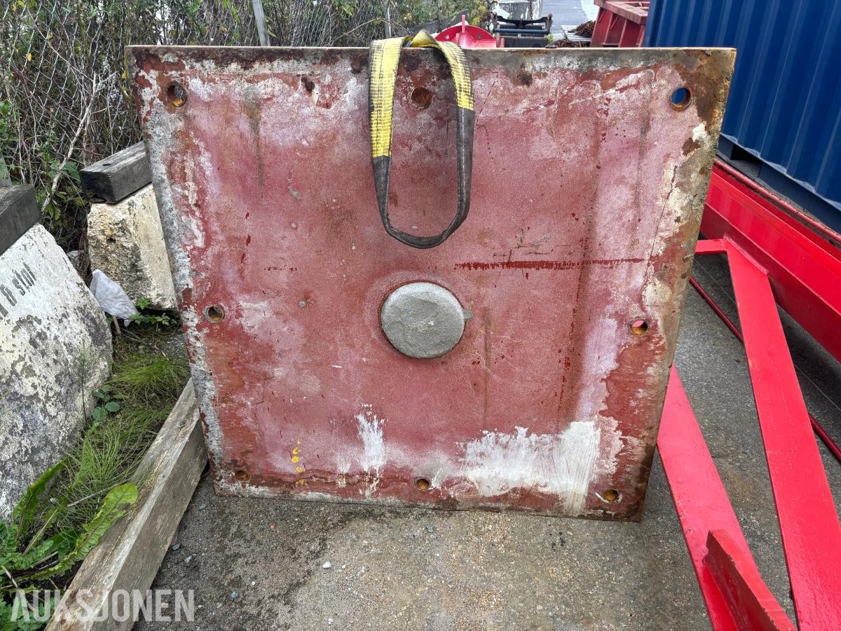 Søylesvingkran – 6,2 m arm – 4 m søyle – uten vinsj