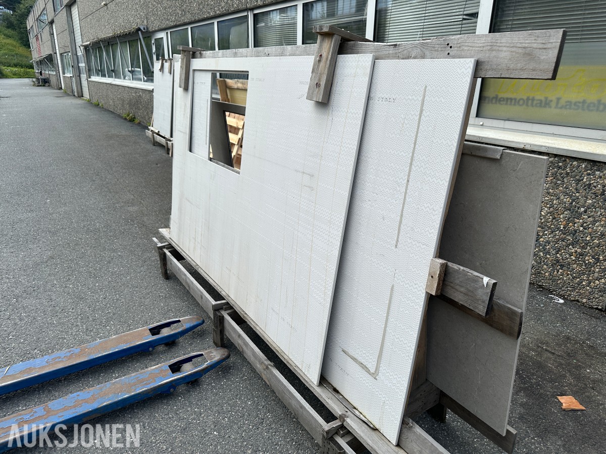 Benkeplate i stein | 2 stk.