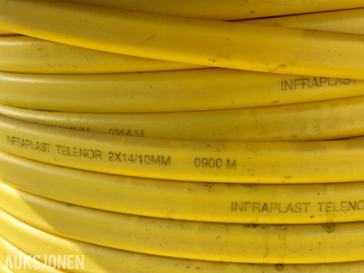 To tromler fiberrør - INFRAPLAST TELÉNOR 2X14/10MM