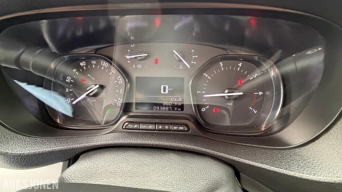 2019 Toyota ProAce, DANGEL 2,0D 122HK 4X4 WEBASTO HENGERFESTE, 93887km