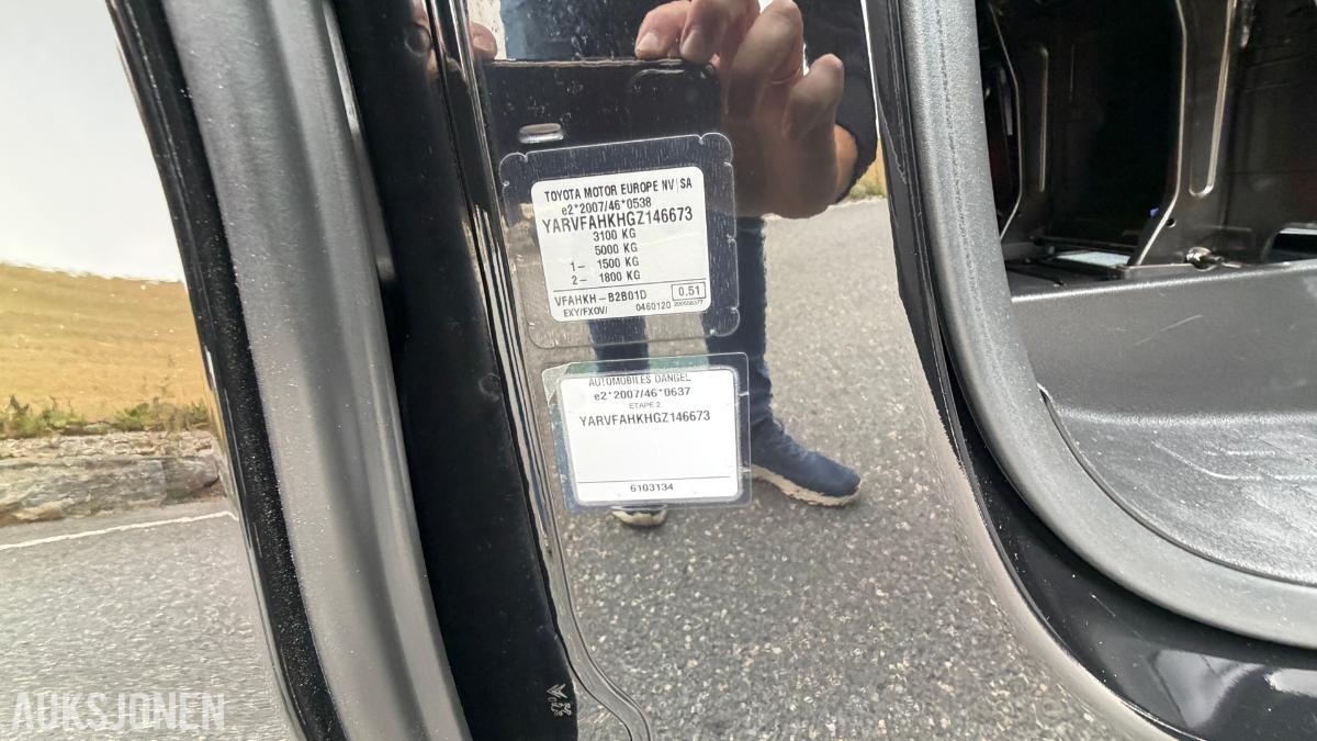 2019 Toyota ProAce, DANGEL 2,0D 122HK 4X4 WEBASTO HENGERFESTE, 93887km
