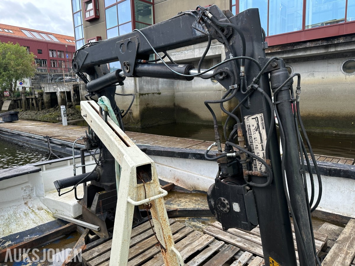 1985 Harding motorisert lekter «Felix» | Kran | Ca. 10 tonn dekkslast