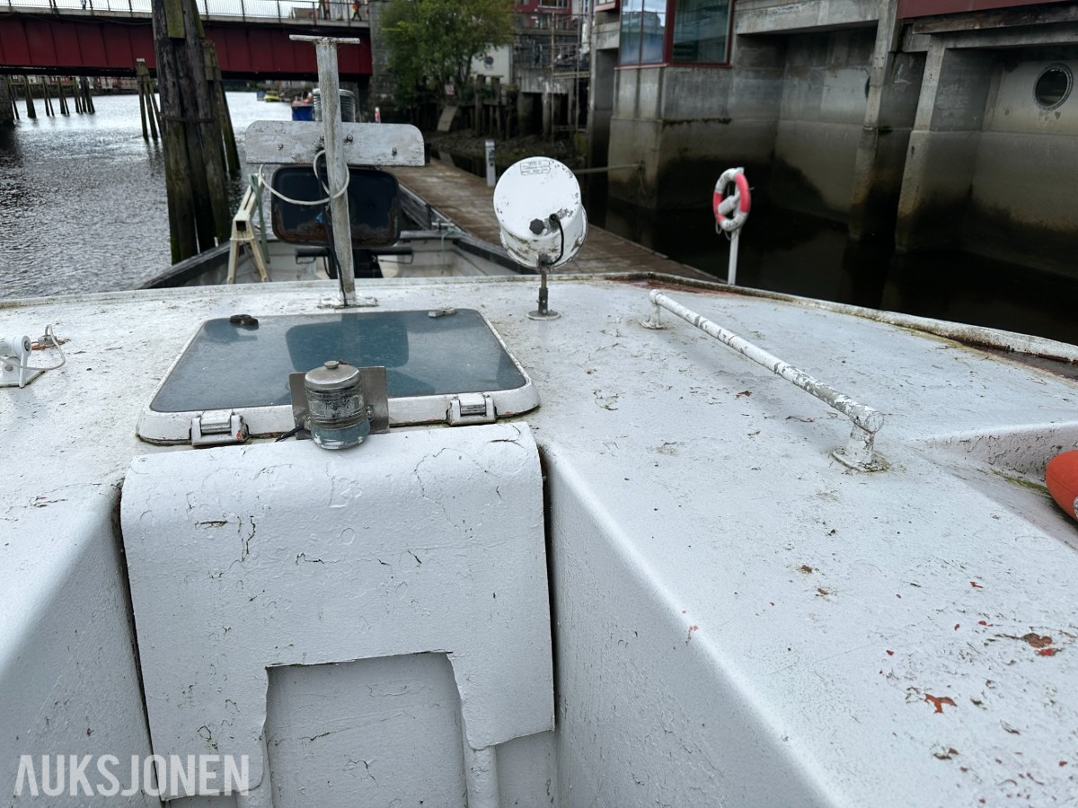 1985 Harding motorisert lekter «Felix» | Kran | Ca. 10 tonn dekkslast
