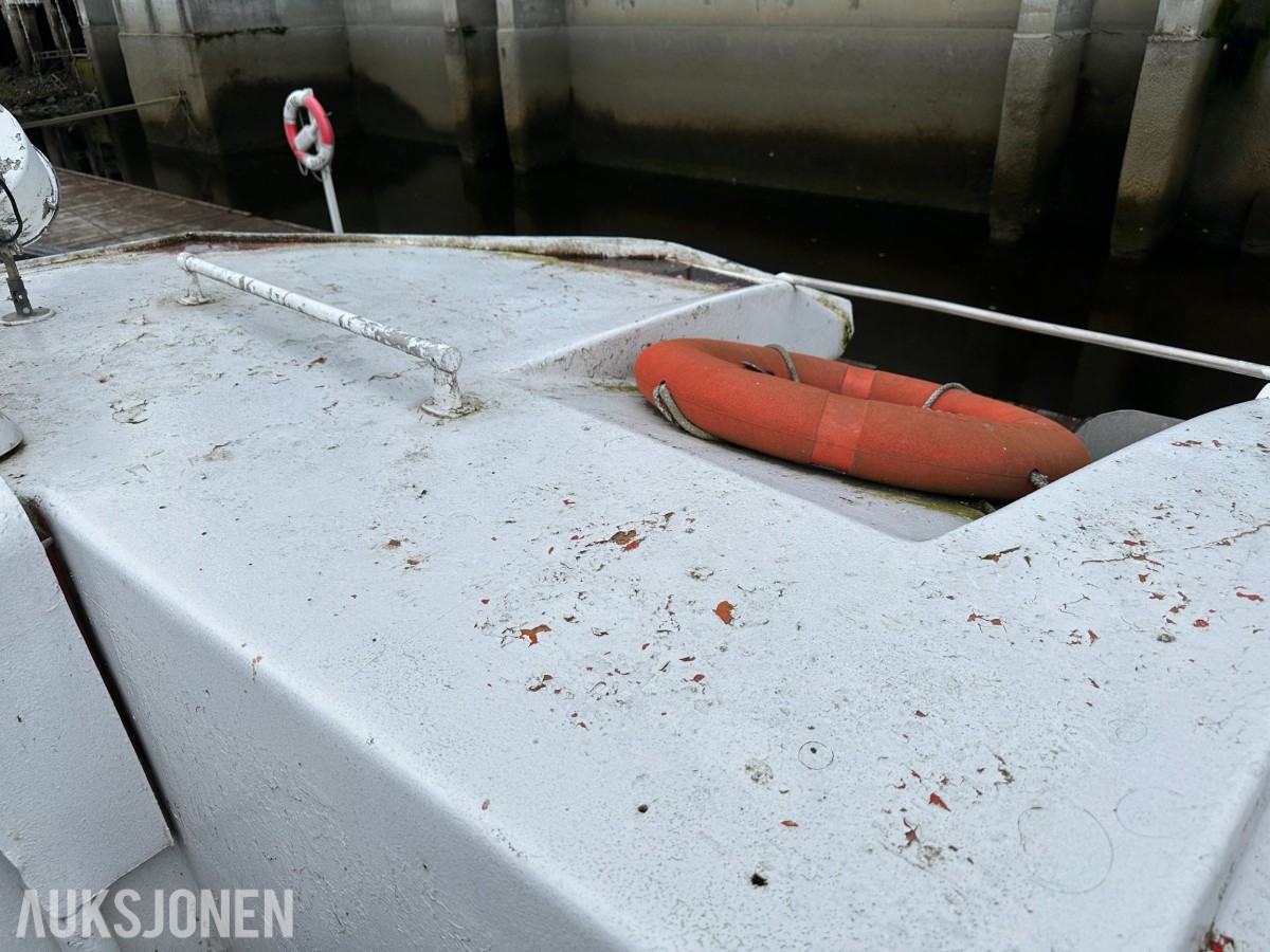 1985 Harding motorisert lekter «Felix» | Kran | Ca. 10 tonn dekkslast