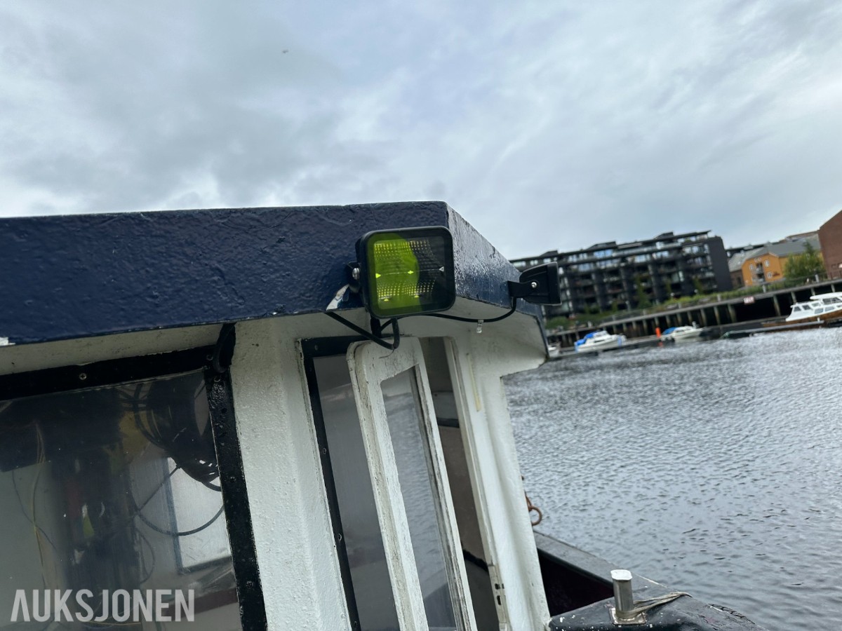1985 Harding motorisert lekter «Felix» | Kran | Ca. 10 tonn dekkslast