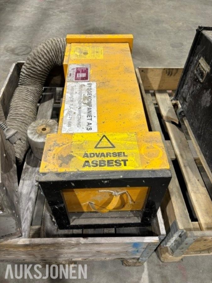 3 stk avtrekksvifter – brukt ved asbestsanering