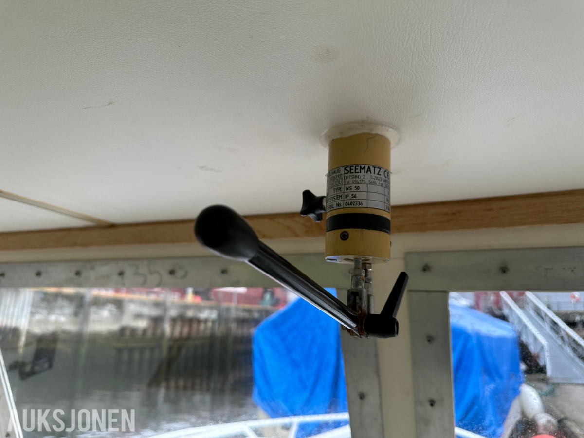 Selvbygget arbeidsbåt «Ranja» | Scania 136 hk | Baugthruster | AIS