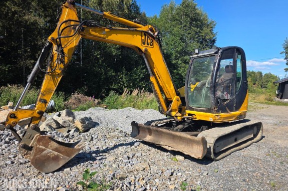 2005 JCB 8080 beltegraver, mekanisk HK-feste, 1 skuffe, 5082 t