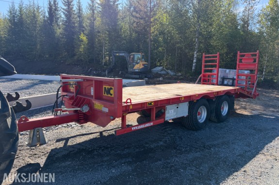 2021 NC-Engineering Maskinhenger for traktor - 9T Tandem Axle Agricultural Low Loader / 9000kg lastekapasitet