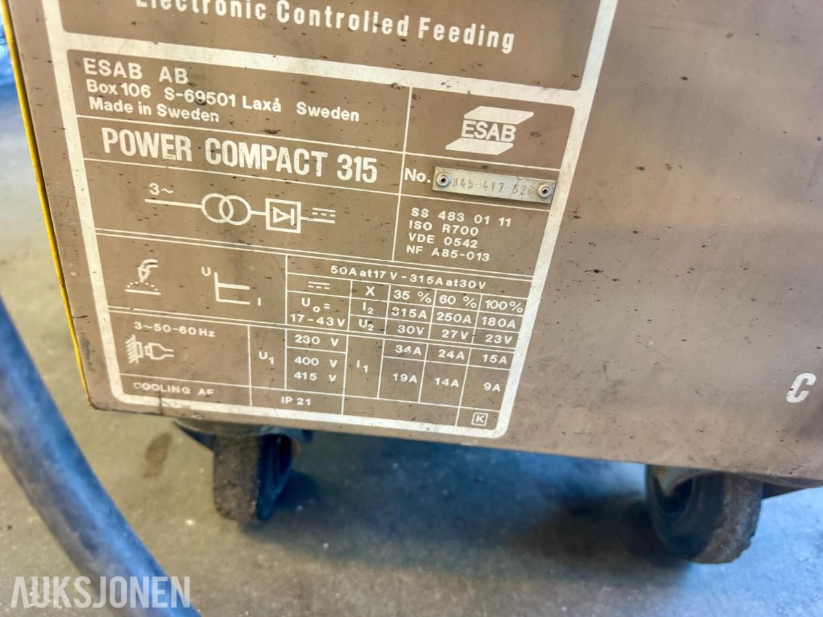 ESAB Power Compact 315 ECF sveiseapparat