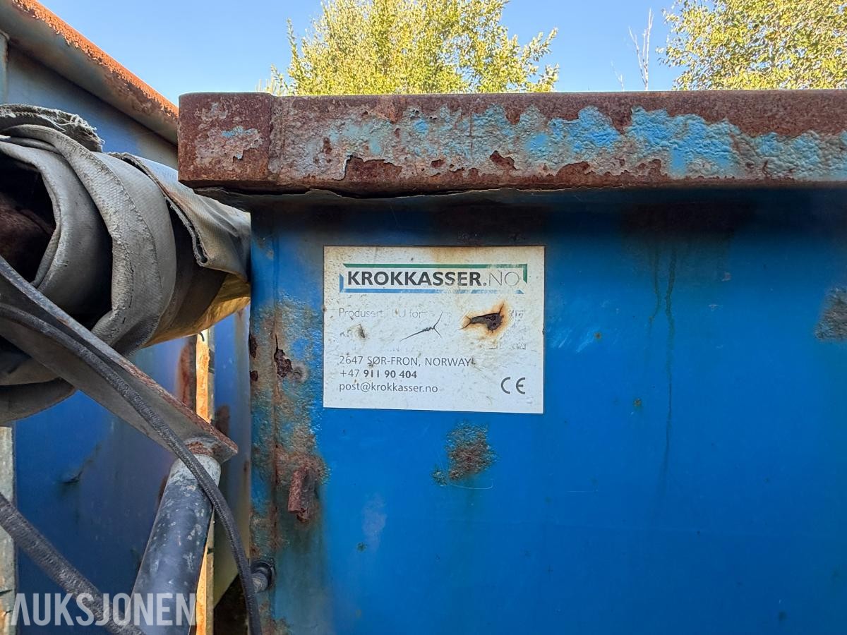 Krokkasser krokcontainer - 22 m3