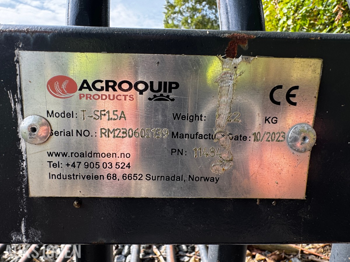 2023 Agroquip Steinsvans T-SF1,5A - Bredde 1500 mm