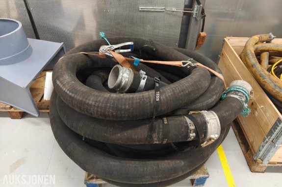 4" Sugeslange m/Camlock - 3 stk x 10mtr