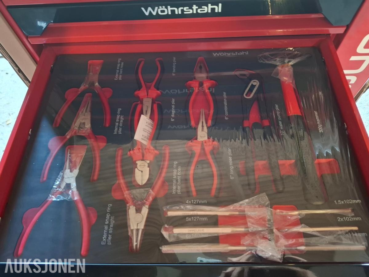Wöhrstahl XXL Verktøyvogn 419 deler