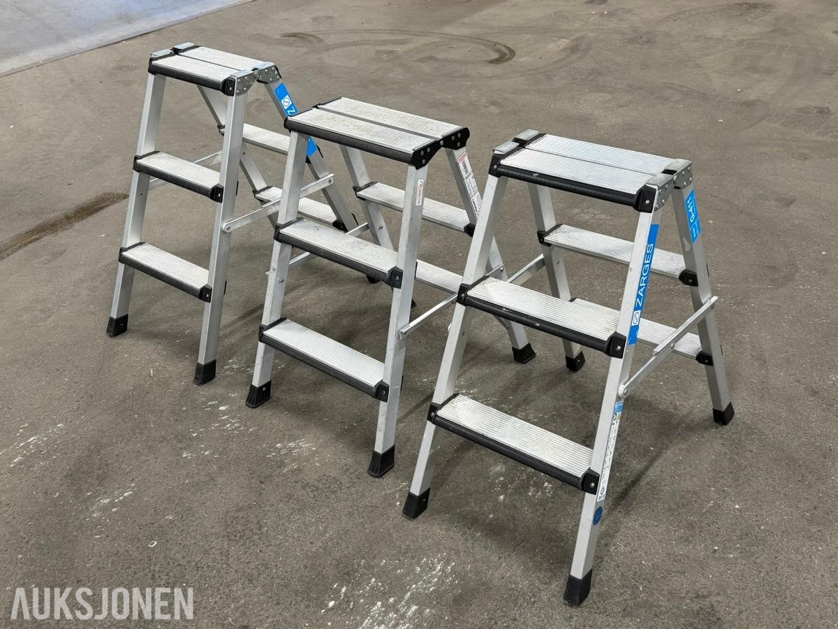 Zarges - Khiment bukker 2X3 TRINN - 3 stk