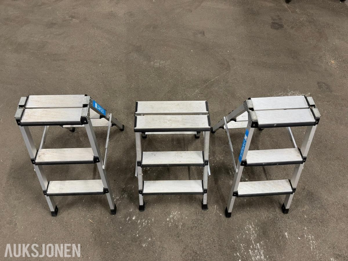 Zarges - Khiment bukker 2X3 TRINN - 3 stk