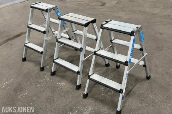 Zarges - Khiment bukker 2X3 TRINN - 3 stk