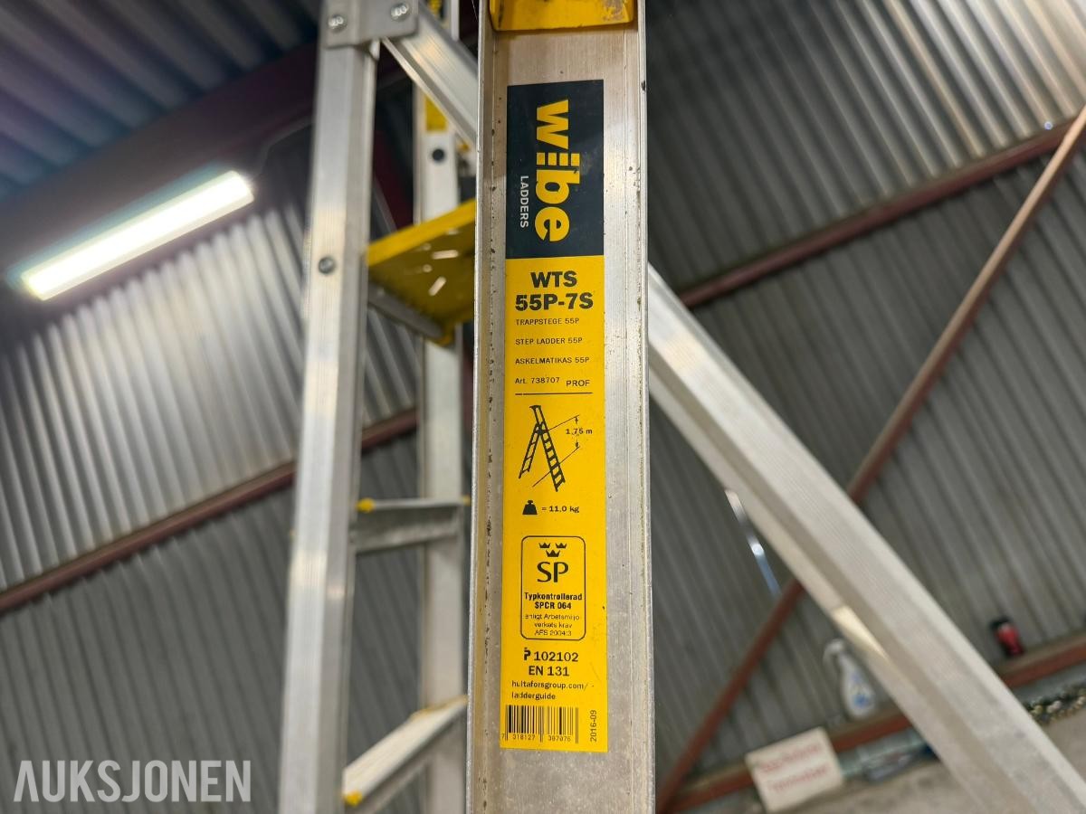 Zarges og Wibe Trappestiger - 3 stk