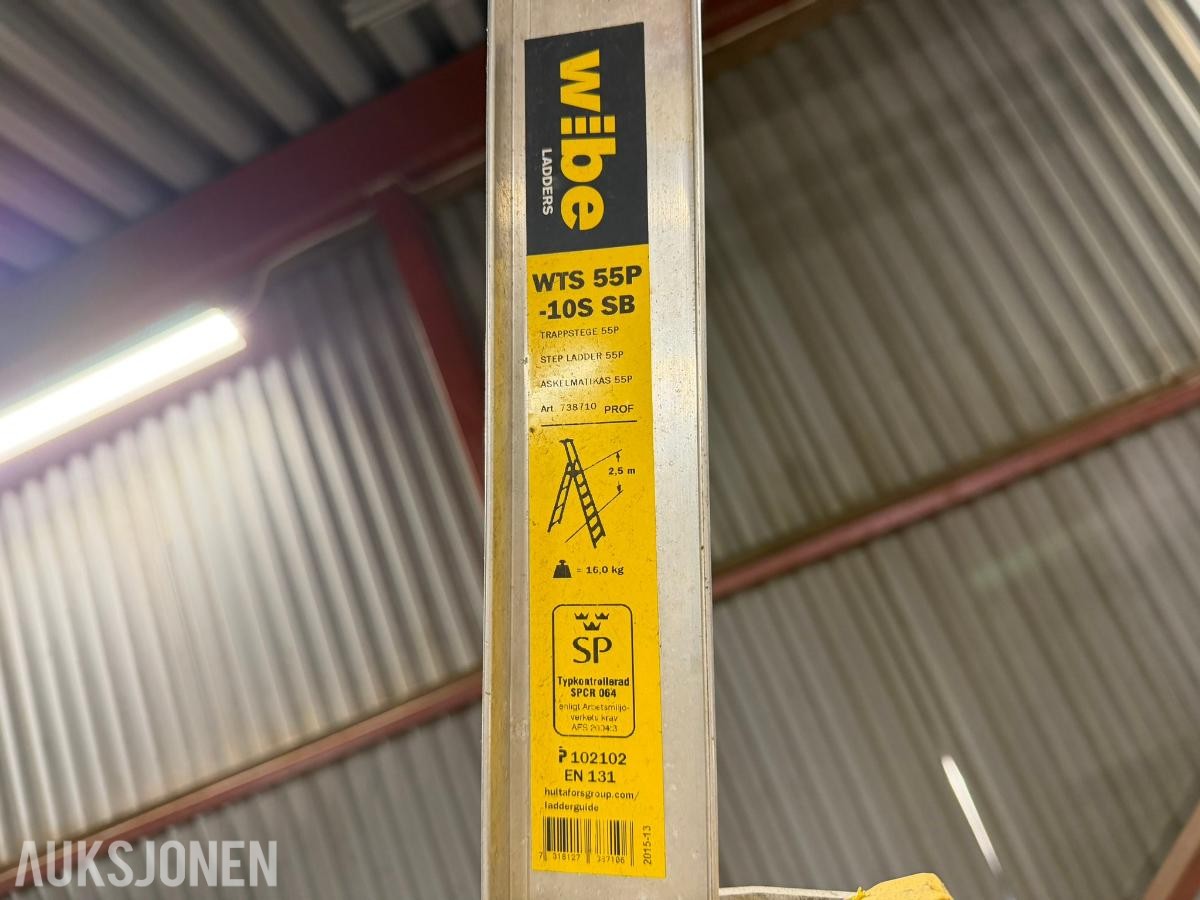 Zarges og Wibe Trappestiger - 3 stk