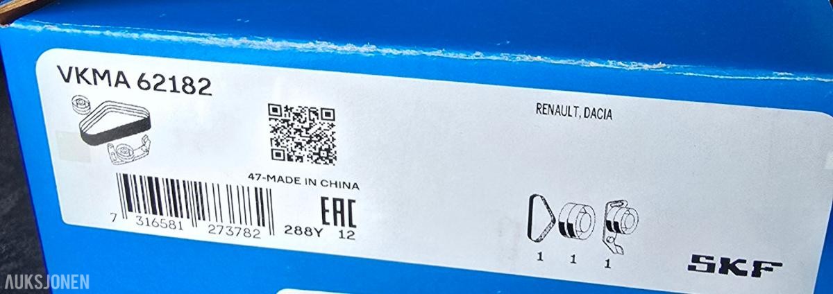 SKF VKMA 62182 multireimsett – Renault / Dacia / Nissan