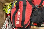 Würth fallsikringsutstyr med fallblokker seler og tau