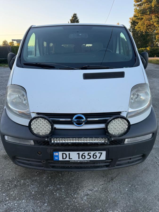 2005 Opel Vivaro 1.9 101hk 6 seter Hengerfeste 105 255km