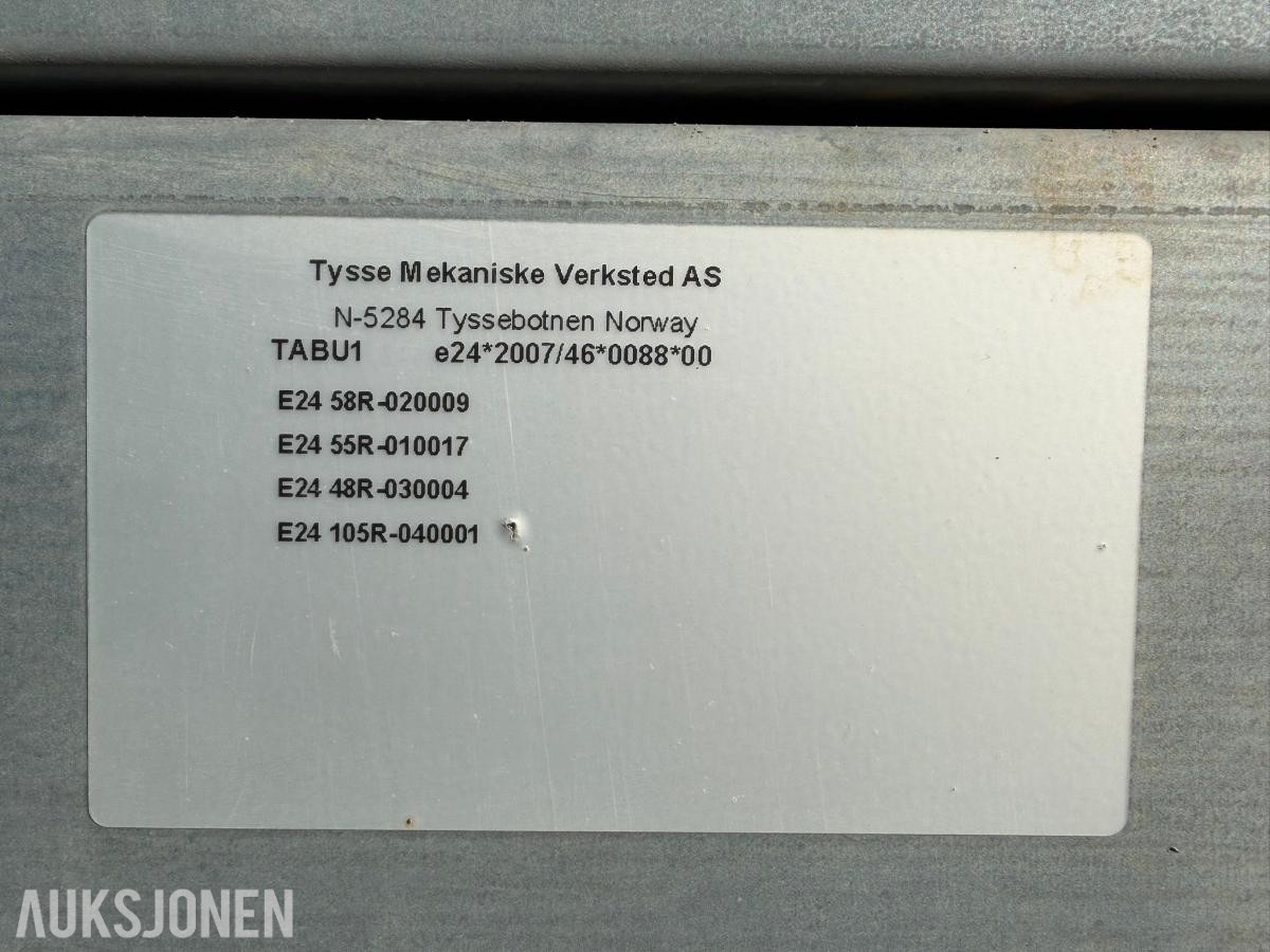 2022 Tysse 6301 NFH 35 2000Kg