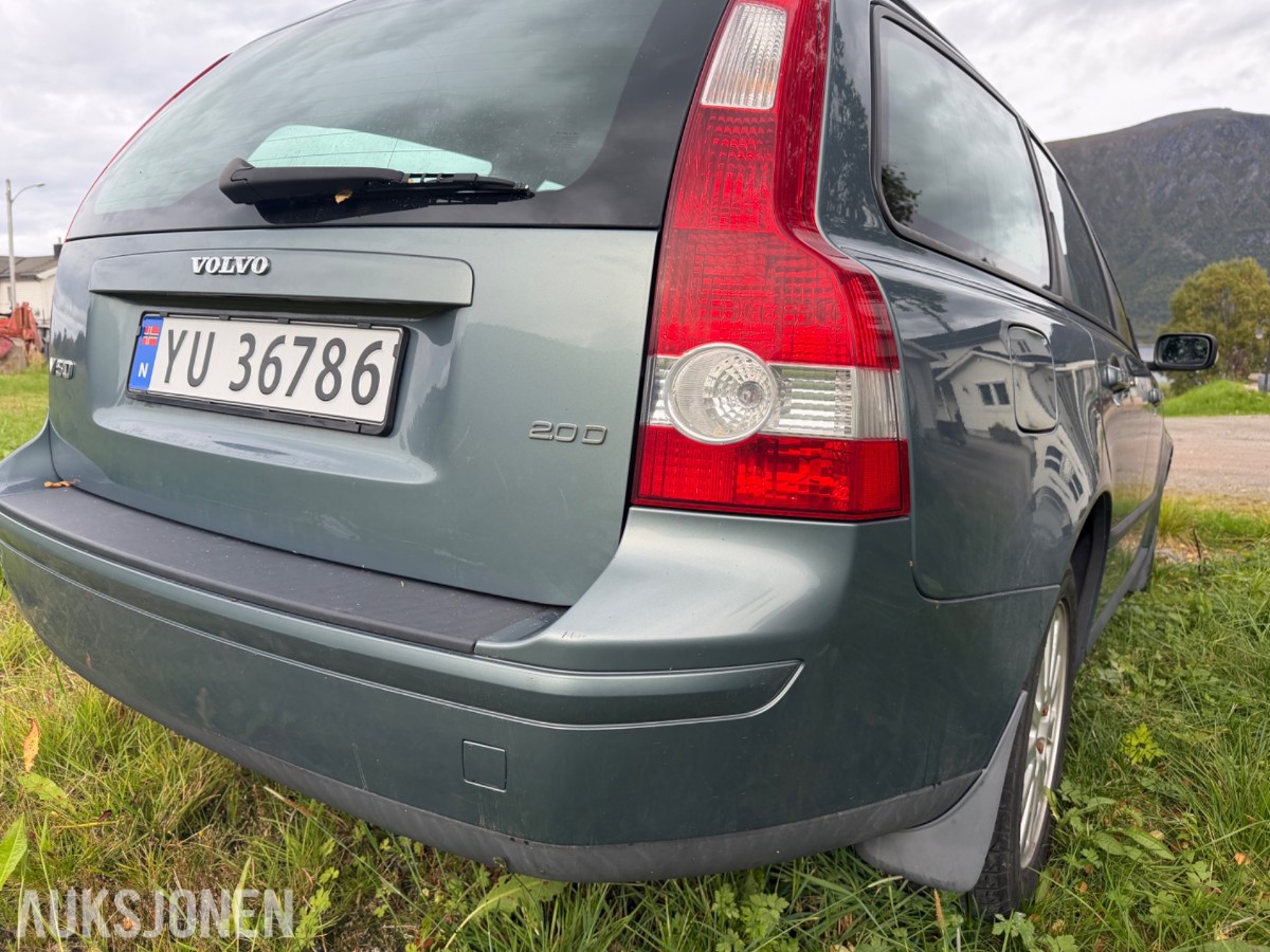 2005 Volvo V50, 2.0-136 D, 187000 km, Eu godkjent til 30.01.2028