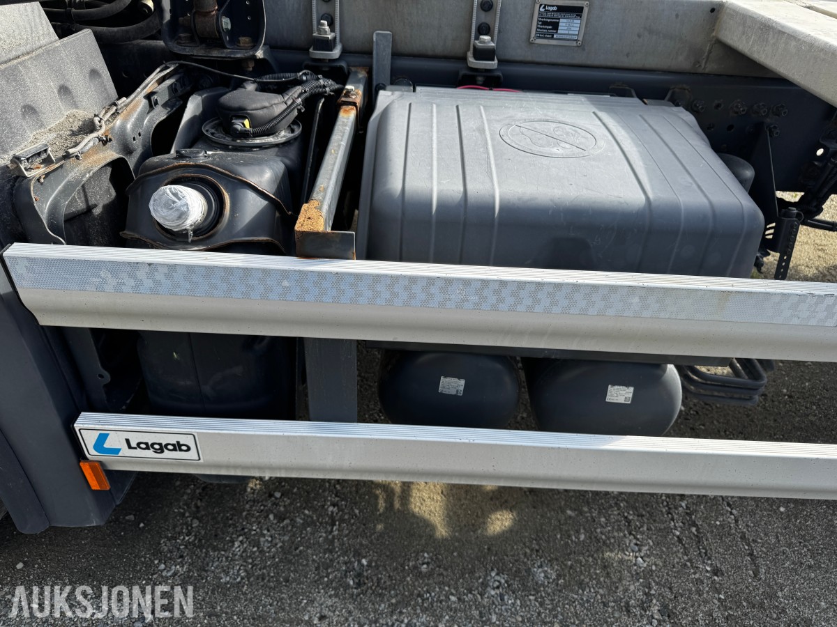 2018 Mercedes-Benz Actros 2553 containerchassis, 6x2 og Zepro bakløfter
