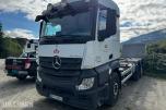 2018 Mercedes-Benz Actros 2553 containerchassis, 6x2 og Zepro bakløfter