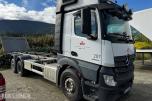 2018 Mercedes-Benz Actros 2553 containerchassis, 6x2 og Zepro bakløfter
