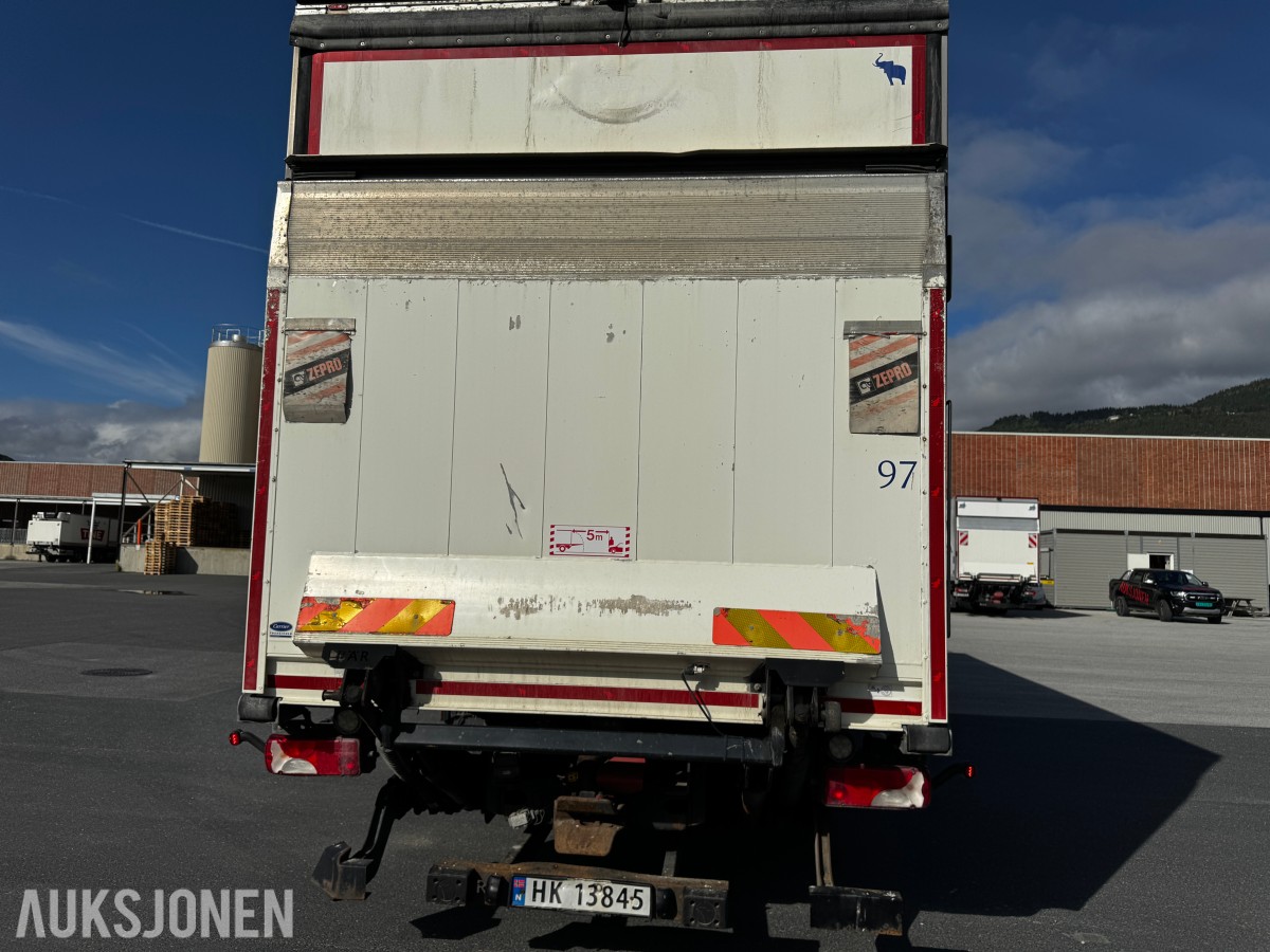2018 Scania G 490 kjølebil med løftelem. 