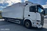 2018 Scania G 490 kjølebil med løftelem. 